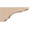 Ekena Millwork 6"W x 12"D x 6"H Wide Pescadero Rough Cedar Woodgrain TimberThane Corbel, Primed Tan CORUR06X12X06PECRCPR - alternate 2
